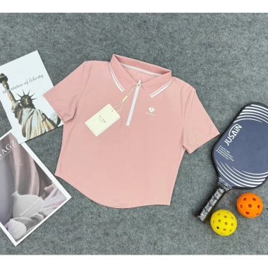 Áo Croptop Thể Thao Nữ Thun Lulu Quảng Châu Mềm Mát Đa Dụng Tennis Cầu Lông Pickleball Giá 279.000₫ 2