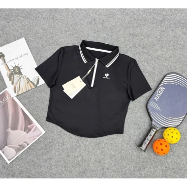 Áo Croptop Thể Thao Nữ Thun Lulu Quảng Châu Mềm Mát Đa Dụng Tennis Cầu Lông Pickleball Giá 279.000₫ 3