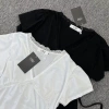 Áo Croptop V-neck viền ren thắt eo tay ngắn - Ảnh tự chụp, giá chỉ 167.000₫ 6