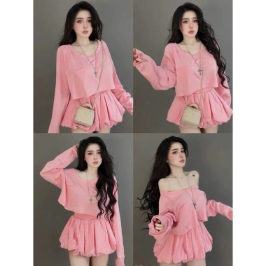 Áo Crotop Mix Chân + Váy Bí KNISOP – Quần Trong Dễ Thương Giá 256.500đ 3 Áo Crotop Mix Chân + Váy Bí KNISOP – Quần Trong Dễ Thương Giá 256.500đ 3