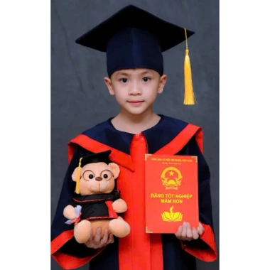 Áo Cử Nhân Tốt Nghiệp + Mũ Hoàng Gia cho Bé Mầm Non - Kỷ Yếu, Giá 65.000đ