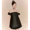 Áo cúp ngực trễ tay nhún đính ngọc tiểu thư – Sang trọng, chỉ 149.000₫ 5