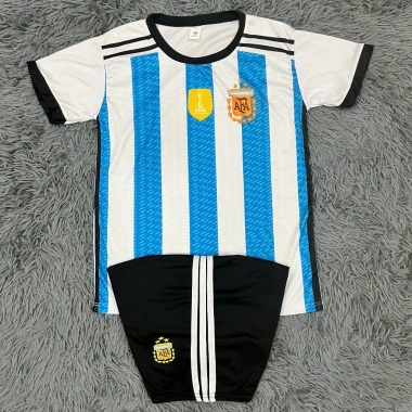 Áo đá bóng Nam/Nữ Đội tuyển Argentina - Size 8-95kg, In tên, Giá ưu đãi 59.400đ