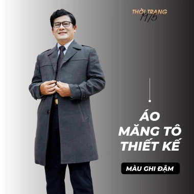 Áo dạ nam trung niên dài sang trọng, lịch lãm – Giá chỉ 892.500 VND