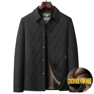Áo Dạ Nam Trung Niên Lót Lông Cừu Cổ Lông Sang Trọng Thanh Lịch Ấm Áp K103 K102 Giá 550k 7