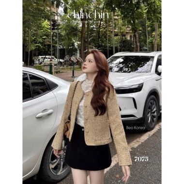 Áo dạ tweed túi hộp cúc đồng ADTTHC – Giá 660.000, giảm 151.800, sang trọng