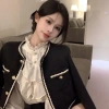 Áo dạ tweed viền thừng trắng tiểu thư phong cách Hàn Quốc - NGOMINH SP22 giá chỉ 199.000₫ 3