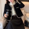Áo dạ tweed viền thừng trắng tiểu thư sang chảnh Hàn Quốc - Giá 199.000đ 3