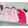 Áo dài bé gái 3 bộ (áo+quần+xược) thêu hoa cách tân Tết - Hanna 9-32kg 139k 8