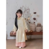 Áo Dài Bé Gái CELINA AD22 Lụa Vân Hoa Cao Cấp Pastel Xinh Xắn 8-40kg 329k 6