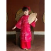 Áo dài bé gái chất tơ 10-30kg - Sang trọng, mềm mịn, dễ thương, giá 147.400₫ 3
