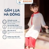 Áo Dài Bé Gái Cổ Tròn Cách Điệu Gấm Hà Đông Nơ Đỏ Size 11‑48kg – 207.500 VNĐ BONCHOP 3