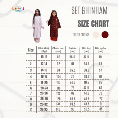 Áo Dài Bé Gái Vĩ Cầm Tết 2.026 Liena Closet - Sequin cao cấp, long lanh, lót lụa, giảm còn 450.000 VND