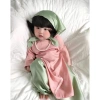 Áo Dài bé + Khăn buộc 6.077 – Thiết kế tinh tế, chất mềm, giá ưu đãi 135k