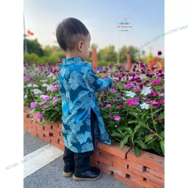 Áo Dài bé trai 9 tháng - 5 tuổi - Giá ưu đãi tháng 1/2.026, chỉ 179.000đ 5 Áo Dài bé trai 9 tháng - 5 tuổi - Giá ưu đãi tháng 1/2.026, chỉ 179.000đ 5