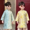 Áo Dài Bé Trai Fbaby Gấm Họa Tiết Cao Cấp - Mặc Tết chỉ 365.000₫