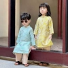 Áo Dài Bé Trai Fbaby Gấm Họa Tiết Cao Cấp - Mặc Tết chỉ 365.000₫ 3