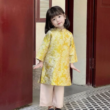 Áo Dài Bé Trai Fbaby Gấm Họa Tiết Cao Cấp - Mặc Tết chỉ 365.000₫ 5 Áo Dài Bé Trai Fbaby Gấm Họa Tiết Cao Cấp - Mặc Tết chỉ 365.000₫ 5