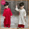 Áo Dài Bé Trai Gấm Thổ Dơi Charm Cao Cấp Sang Chảnh Giá 250k