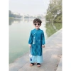 Áo dài bé trai gấm Thọ phối dây ngọc Như Ý – Thiết kế lễ Tết, chụp hình, Trung Thu, giá ưu đãi 169k 2