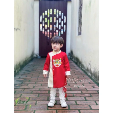 Áo Dài Bé Trai June With Love 10-30kg J6.688 J9.048 J7.171 - Nhẹ, giảm còn 325k