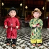 Áo dài bé trai Tết nguyên đán truyền thống Cậu Ba 170k, phù hợp lễ hội, Trung thu 2