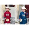 Áo dài bé trai thêu ngựa gấm cao cấp - áo dài tết size 9-45kg giảm giá 2