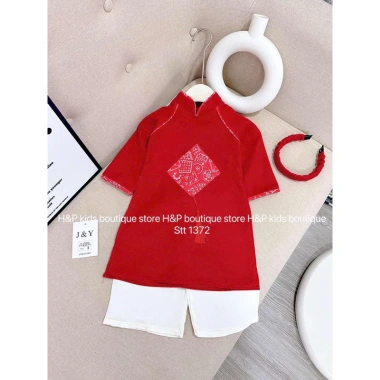 Áo Dài Bé Trai và Bé Gái Siêu Cưng Lễ Tết Giá Ưu Đãi 145k - Thời Trang Trẻ Em 3