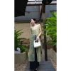 Áo Dài Cách Tân 3 Tà Tơ Ép Nhung - Thiết Kế AU.Design Cột Nơ Eo, Phong Cách Đường Phố, Giá 241.500₫ (Giảm Từ 311.535₫) 4