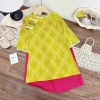 Áo dài cách tân bé gái 3 cúc phối quần satin, áo dài gấm mẹ và bé Puca Kids phù hợp 10-30kg giảm còn 170.500₫ 4