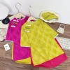 Áo dài cách tân bé gái 3 cúc phối quần satin, áo dài gấm mẹ và bé Puca Kids phù hợp 10-30kg giảm còn 170.500₫ 6