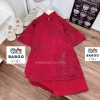 Áo Dài Cách Tân Bé Gái Đỏ BaBoo Kids - Thêu Chim Hạc, Chỉ 209.000 9