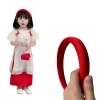 Áo dài cách tân bé gái gấm nhẹ đính nơ đỏ, tay bồng duyên dáng – BE KIDS OH22, giảm giá 238.700₫ 10