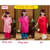 Áo Dài Cách Tân Bé Gái Mặc Tết Gấm và Quần Lụa Nơ Ngọc - Giá 35k 3