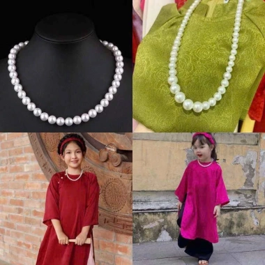 Áo Dài Cách Tân Bé Gái Mặc Tết Gấm và Quần Lụa Nơ Ngọc - Giá 35k 9 Áo Dài Cách Tân Bé Gái Mặc Tết Gấm và Quần Lụa Nơ Ngọc - Giá 35k 9