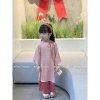 Áo Dài Cách Tân Bé Gái Ngọc Trai Đính Nơ - Tặng Bờm, Giá Ưu Đãi 230.000₫ 8