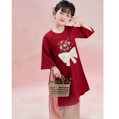 Áo dài cách tân bé gái Tết siêu xinh - Giá chỉ 245.700đ, giảm tới 23%