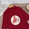 Áo dài cách tân bé trai 10-30kg chất nhung chéo lên form đẹp, Tết trẻ em Hadukid - Siêu rẻ, giá ưu đãi 109.136₫ 4