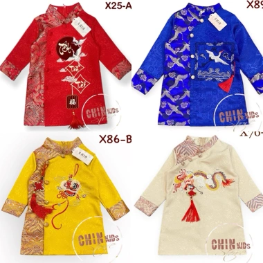 Áo dài cách tân bé trai cao cấp 7-27kg, chất liệu mềm mại, giảm 20% chỉ 199.000₫