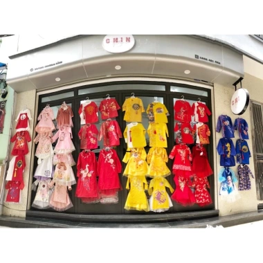 Áo dài cách tân bé trai cao cấp 7-27kg, chất liệu mềm mại, giảm 20% chỉ 199.000₫
