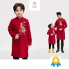 Áo Dài Cách Tân Bé Trai DLKIDS Gấm Cao Cấp Mã DL88 Đẹp Sang Giá Ưu Đãi 187.500₫