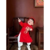 Áo Dài Cách Tân Bé Trai DLKIDS Gấm Cao Cấp Mã DL88 Đẹp Sang Giá Ưu Đãi 187.500₫ 9