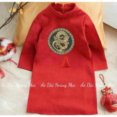 Áo Dài Cách Tân Bé Trai Đỏ/Vàng Thêu Rồng Full Tuyết Mưa Cao Cấp - Đẹp Đi Lễ, Tết, Chụp Ảnh 2 Áo Dài Cách Tân Bé Trai Đỏ/Vàng Thêu Rồng Full Tuyết Mưa Cao Cấp - Đẹp Đi Lễ, Tết, Chụp Ảnh 2