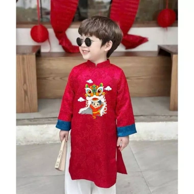 Áo dài cách tân bé trai họa tiết lân 2.026 – Mặc tết sang trọng, giá 189k giảm tới 49k 10 Áo dài cách tân bé trai họa tiết lân 2.026 – Mặc tết sang trọng, giá 189k giảm tới 49k 10