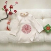 Áo Dài Cách Tân Bé Trai và Gái Tết Thêu Long Phụng Nhung Mềm Mại 10-23kg Giá Ưu Đãi 159k 6
