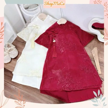 Áo dài cách tân cúc lệch 2 lớp vải tơ thêu cho bé gái, thiết kế sang trọng, phù hợp lễ tết, đồ lễ hội, độ bền cao – Giá ưu đãi 195.000đ 3 Áo dài cách tân cúc lệch 2 lớp vải tơ thêu cho bé gái, thiết kế sang trọng, phù hợp lễ tết, đồ lễ hội, độ bền cao – Giá ưu đãi 195.000đ 3