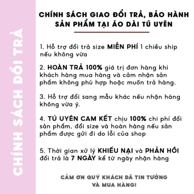 Áo dài cách tân đỏ Tú Quyên kèm quần, tay xòe nơ ngực sang trọng - Tiệc lễ tết
