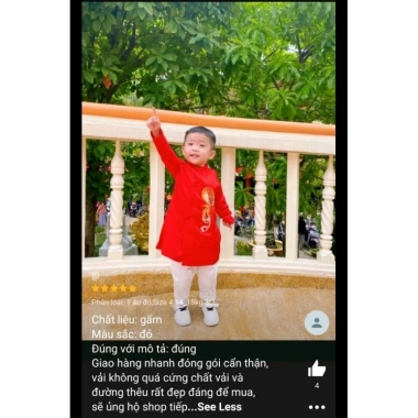 Áo dài cách tân gấm cao cấp thêu bé trai - Thiết kế hiện đại, vải mềm mại, điểm nhấn sang trọng, phù hợp mọi dịp, giá chỉ 59.000₫, ưu đãi giảm giá
