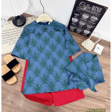 Áo Dài Cách Tân Khăn Chuỗi Cho Bé Gái - Trang Phục Lễ Tết Giá Ưu Đãi 145k