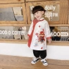 Áo dài cách tân Lân cưỡi mây nhung tăm hàn cao cấp bé trai 9-37kg - Giá chỉ 179k 3